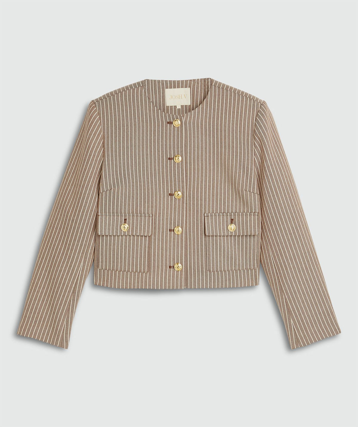 Blazer Cropped Elira às Riscas – imagem 6