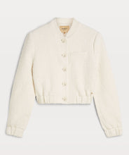 Afbeelding in Gallery-weergave laden, FABIENNE cropped bomber jacket com glitter - Josh V
