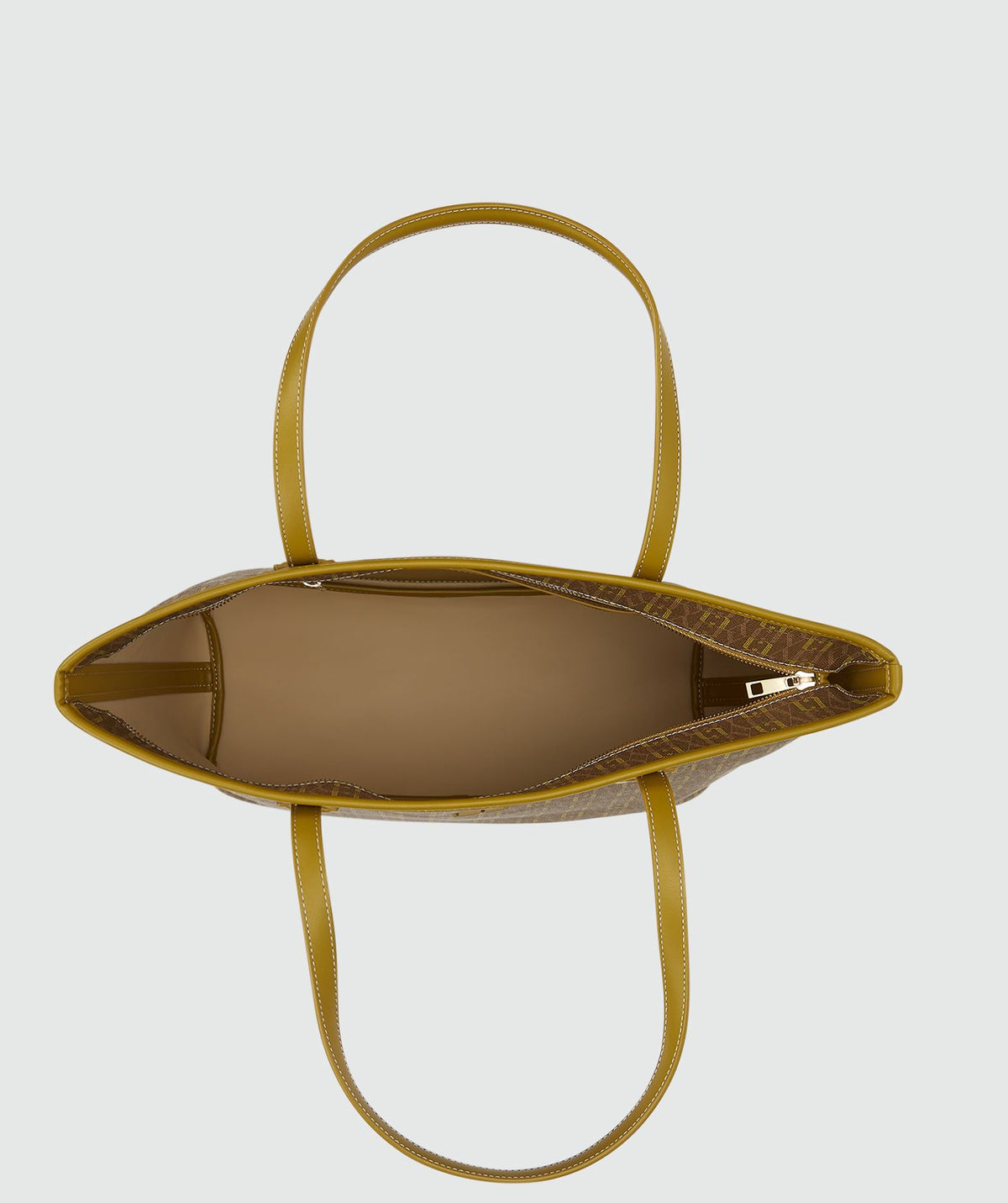 Mala Shopper Huda Olive Green com Logótipo – Josh V
