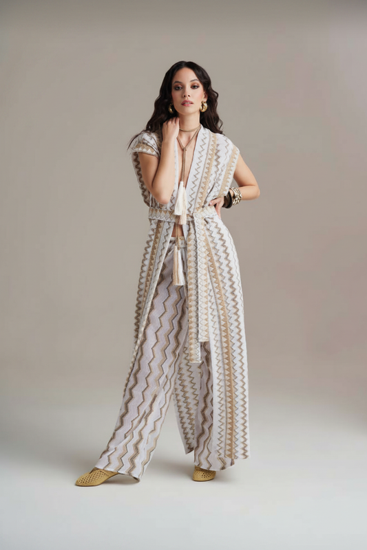 Rachel Long Knit Kimono