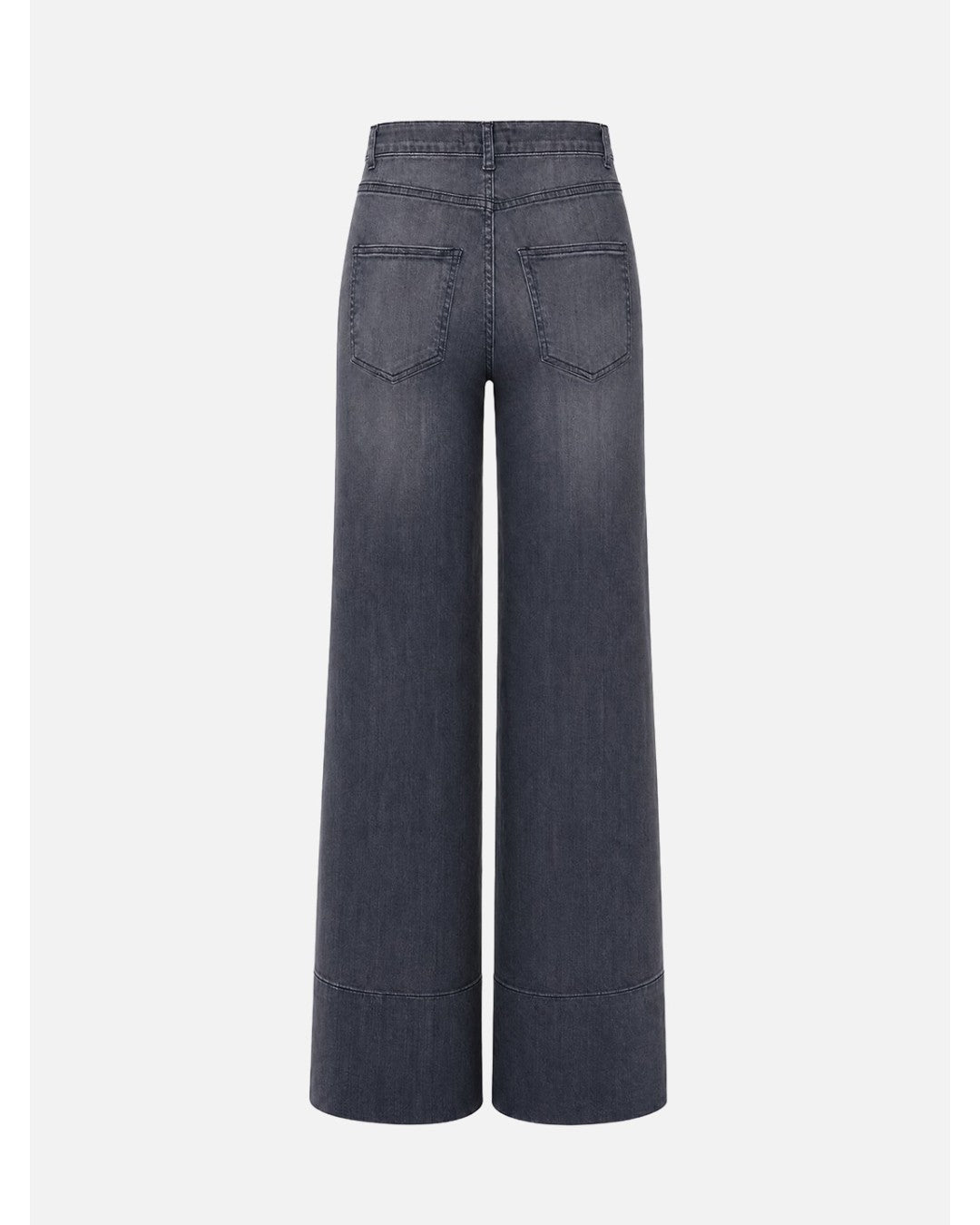 Jeans Wide Leg com Abertura na Bainha – Scripta — fotografia 4