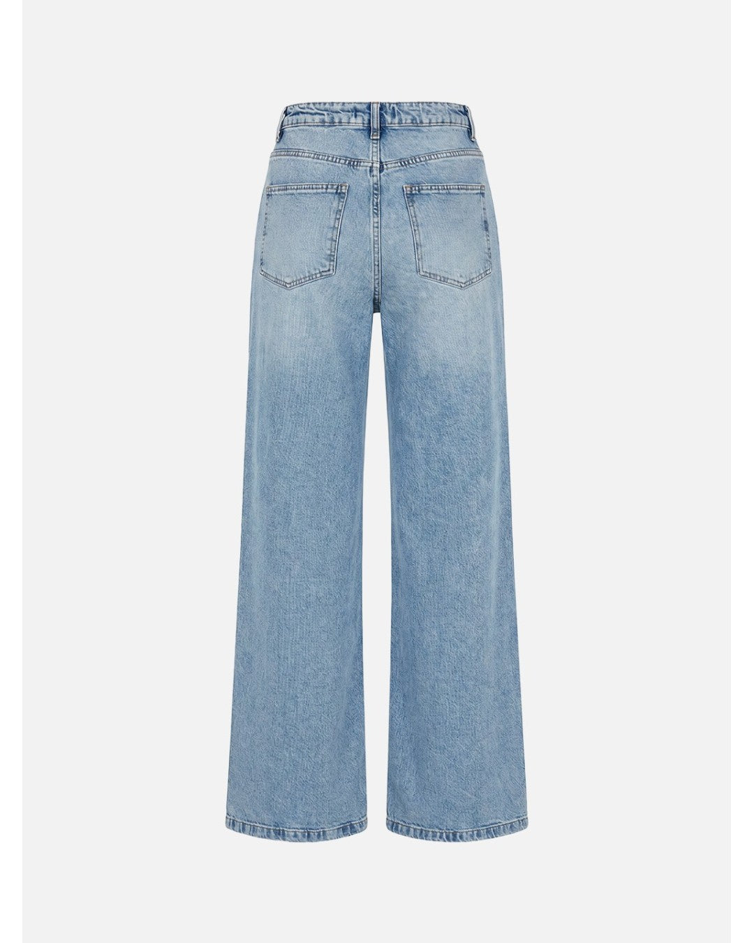 Jeans Wide Leg com Pregas Frontais – Scripta — fotografia 5