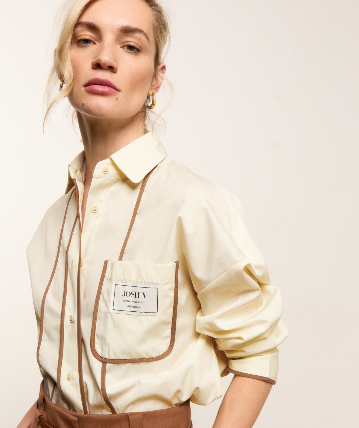 Camisa oversized Kea Cloud White – Josh V