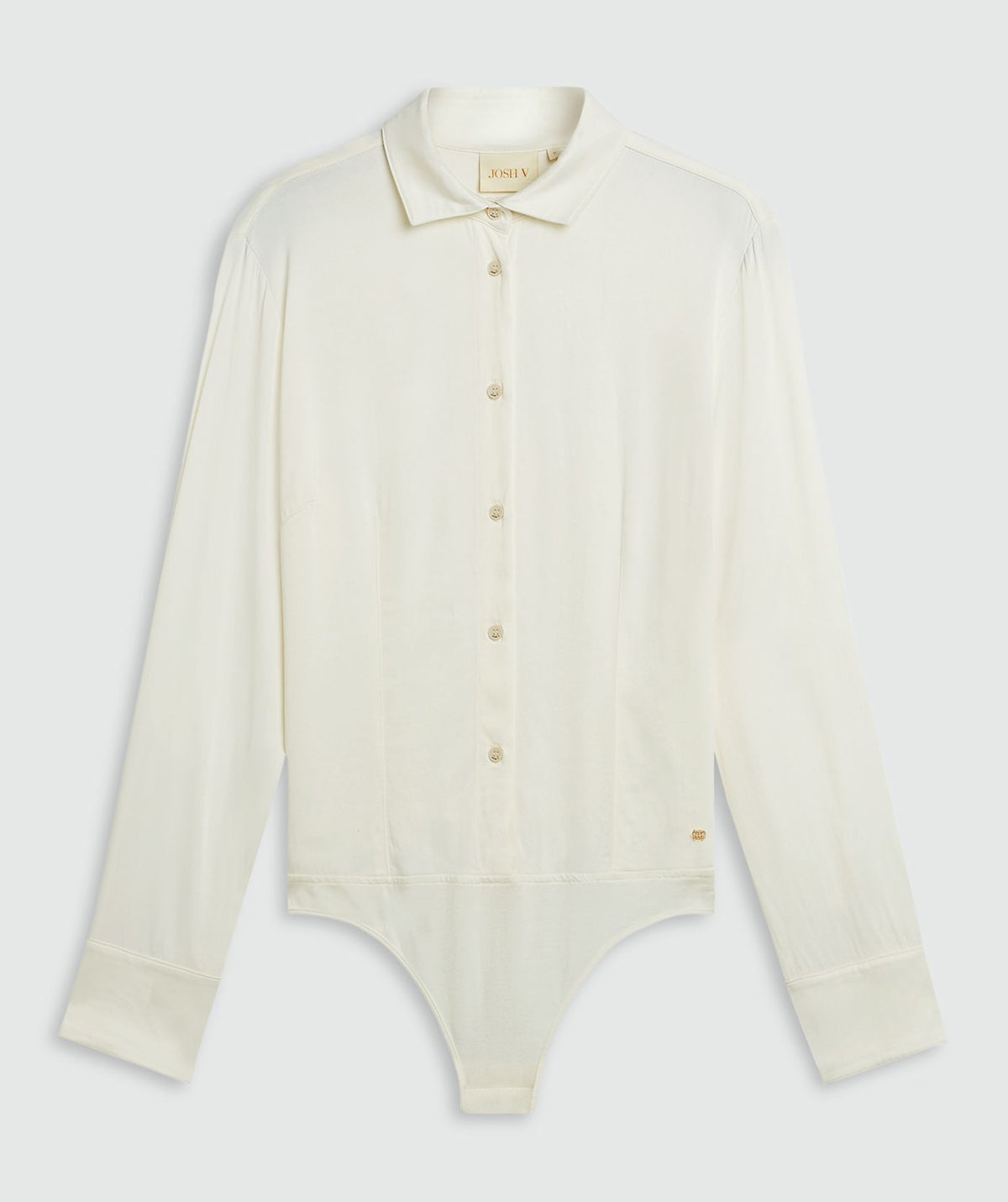 Body Camisa Acetinado Leia Cloud White – Josh V