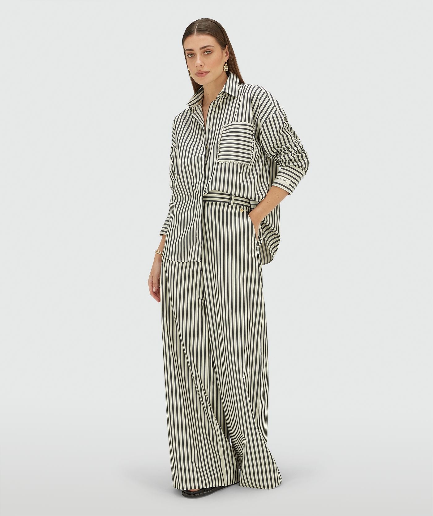 Blusa Oversized Às Riscas Da LEXX - Josh V
