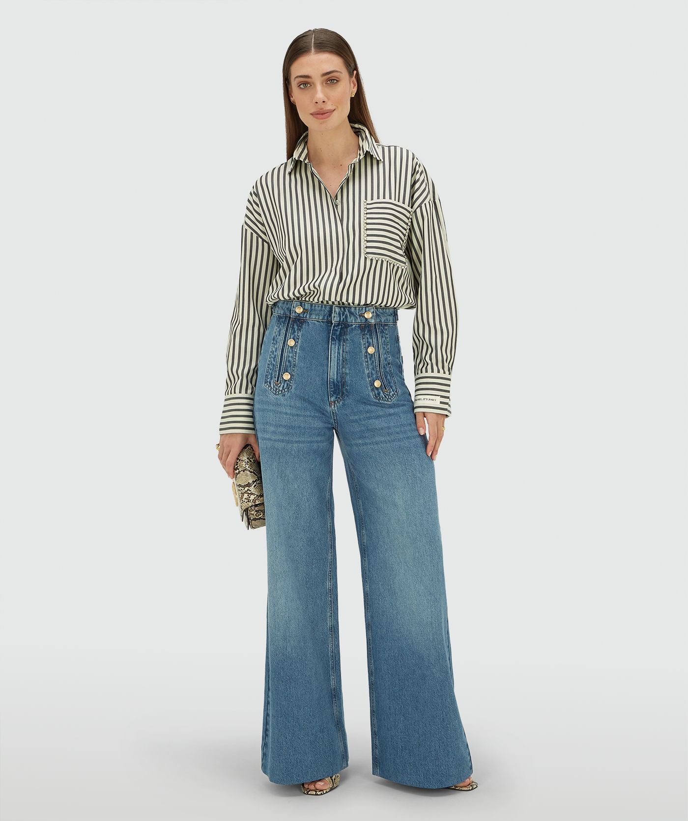 Blusa Oversized Às Riscas Da LEXX - Josh V
