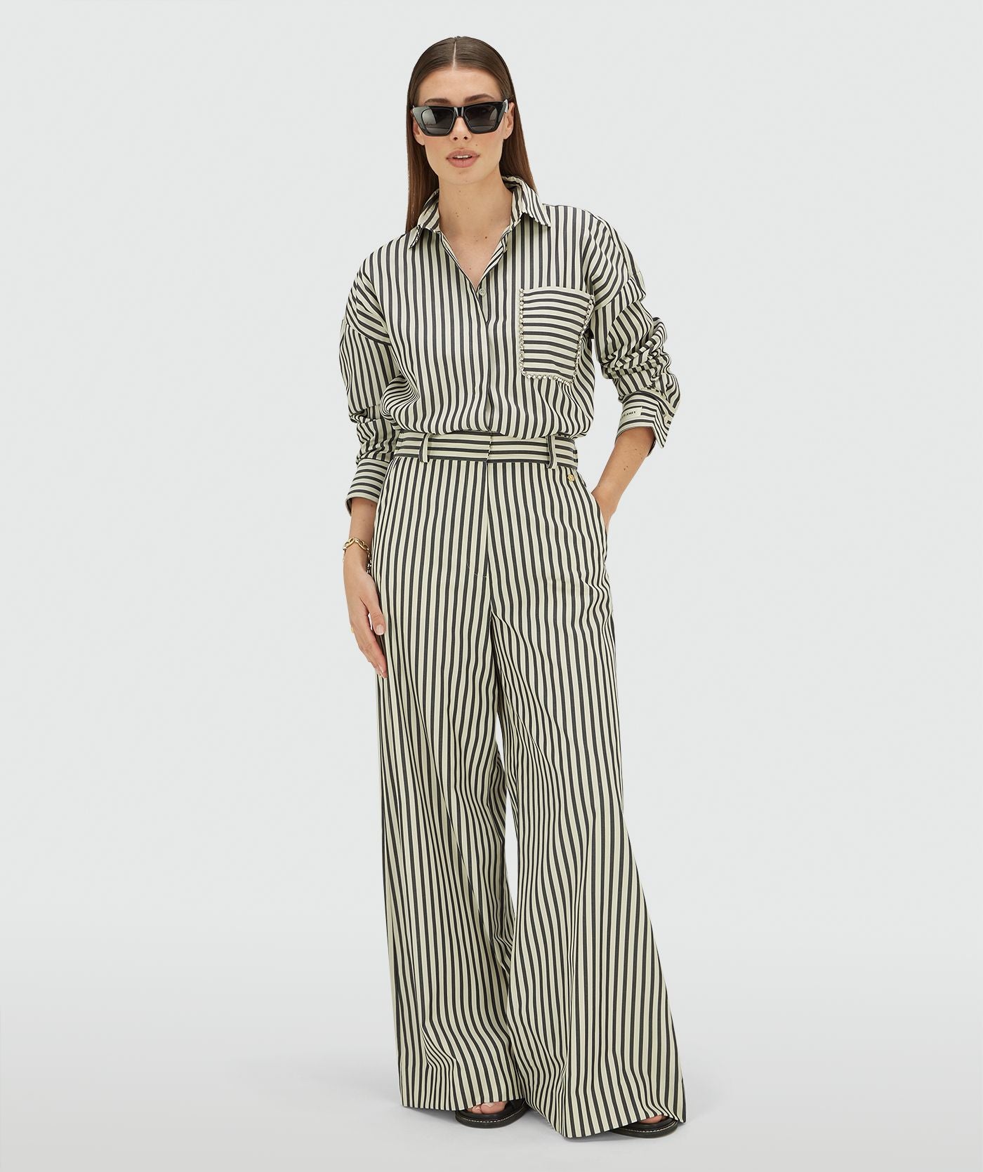 Blusa Oversized Às Riscas Da LEXX - Josh V