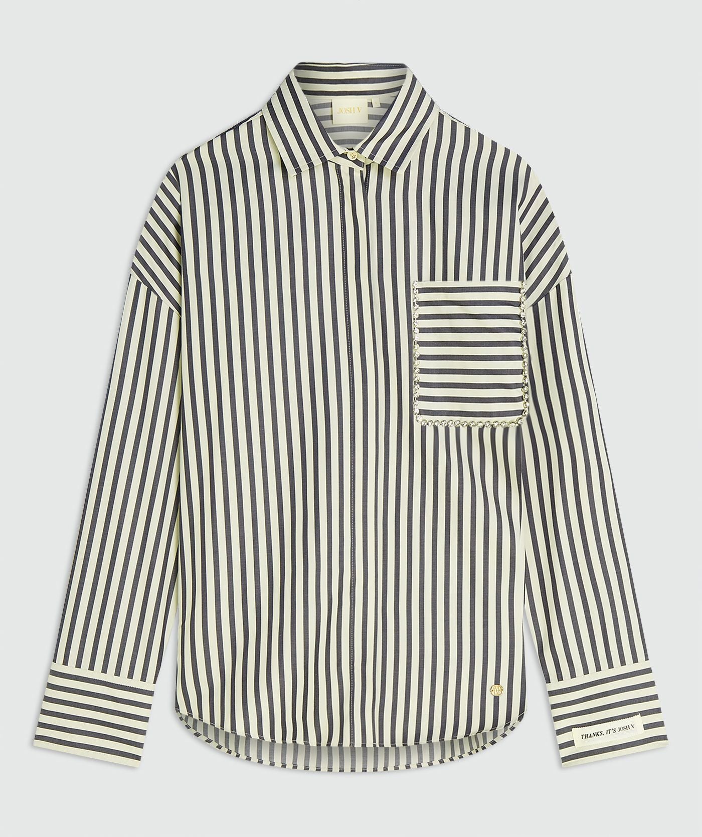 Blusa Oversized Às Riscas Da LEXX - Josh V