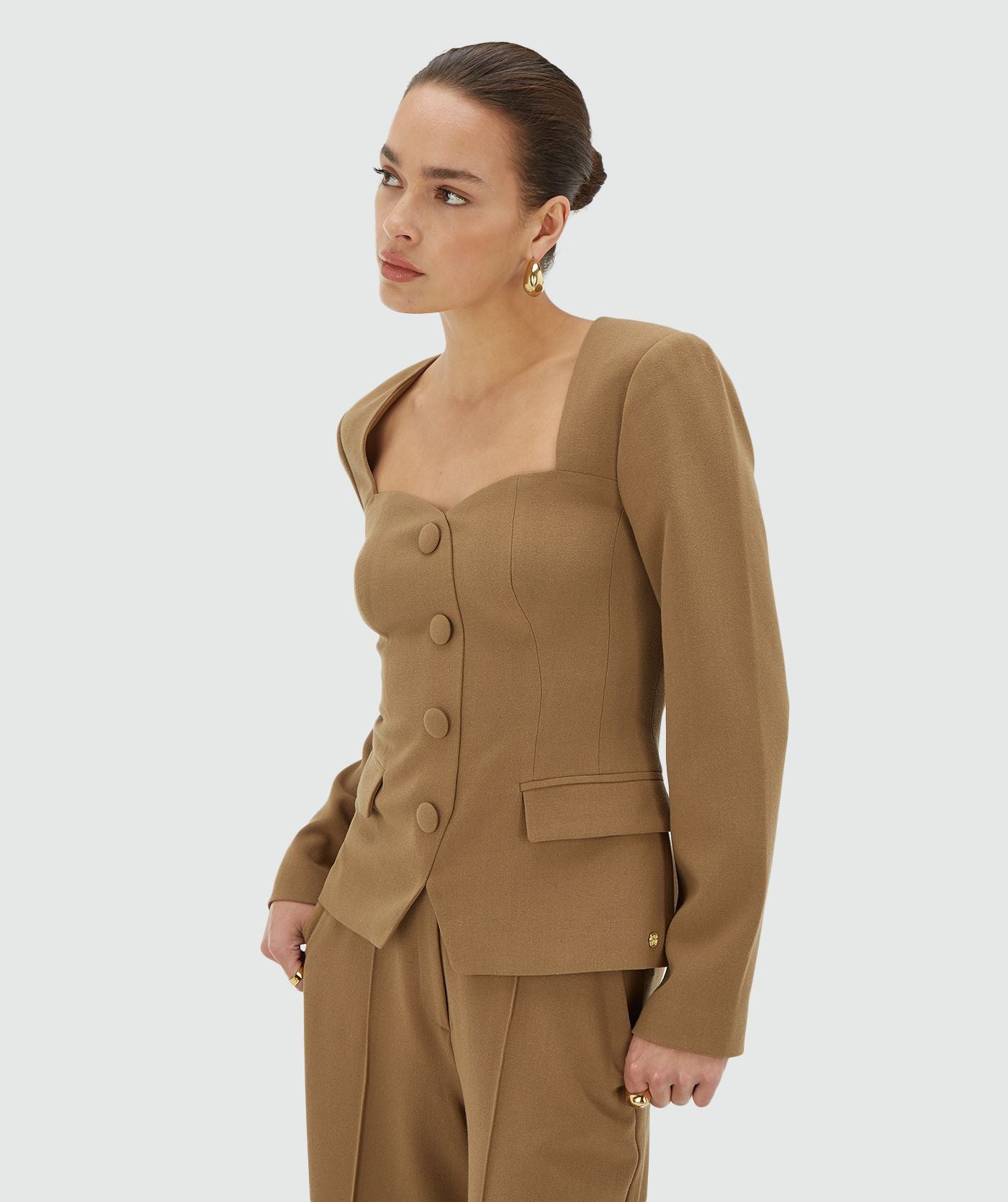 Top Justo Tipo Corpete LISE - Josh V