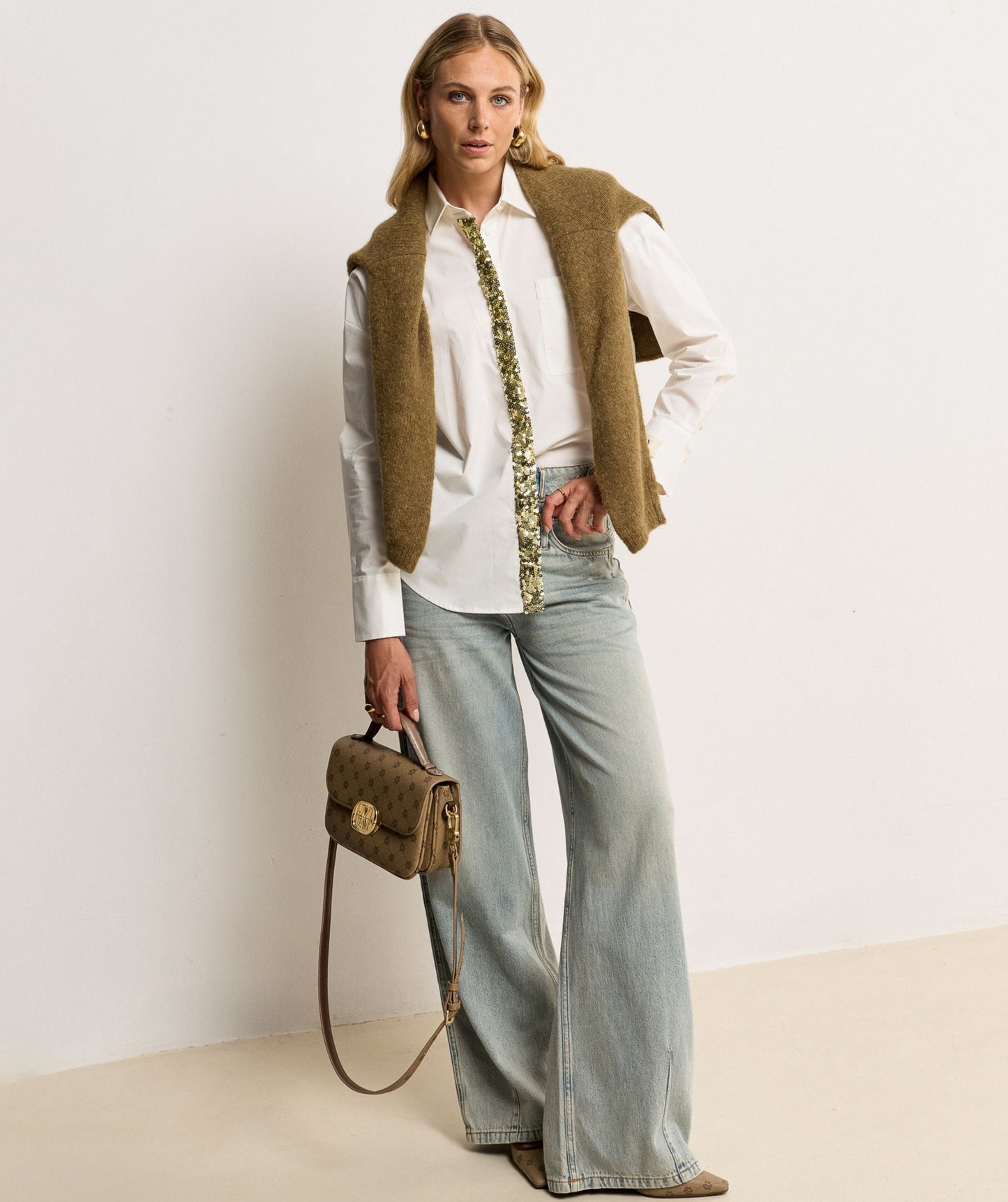 Calças de Ganga Louella - Josh V