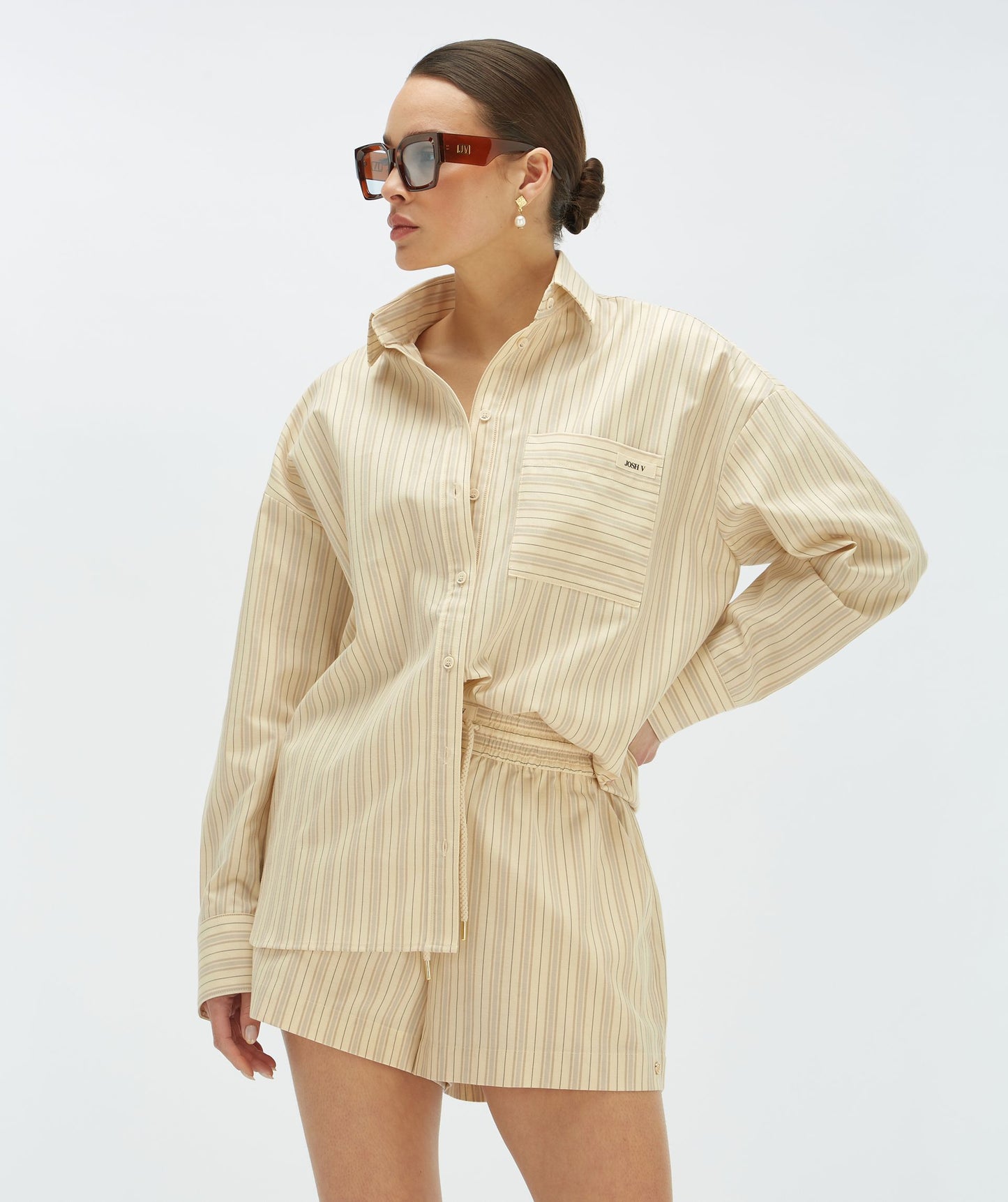 Blusa Riscas Oversized LOVA - josh V