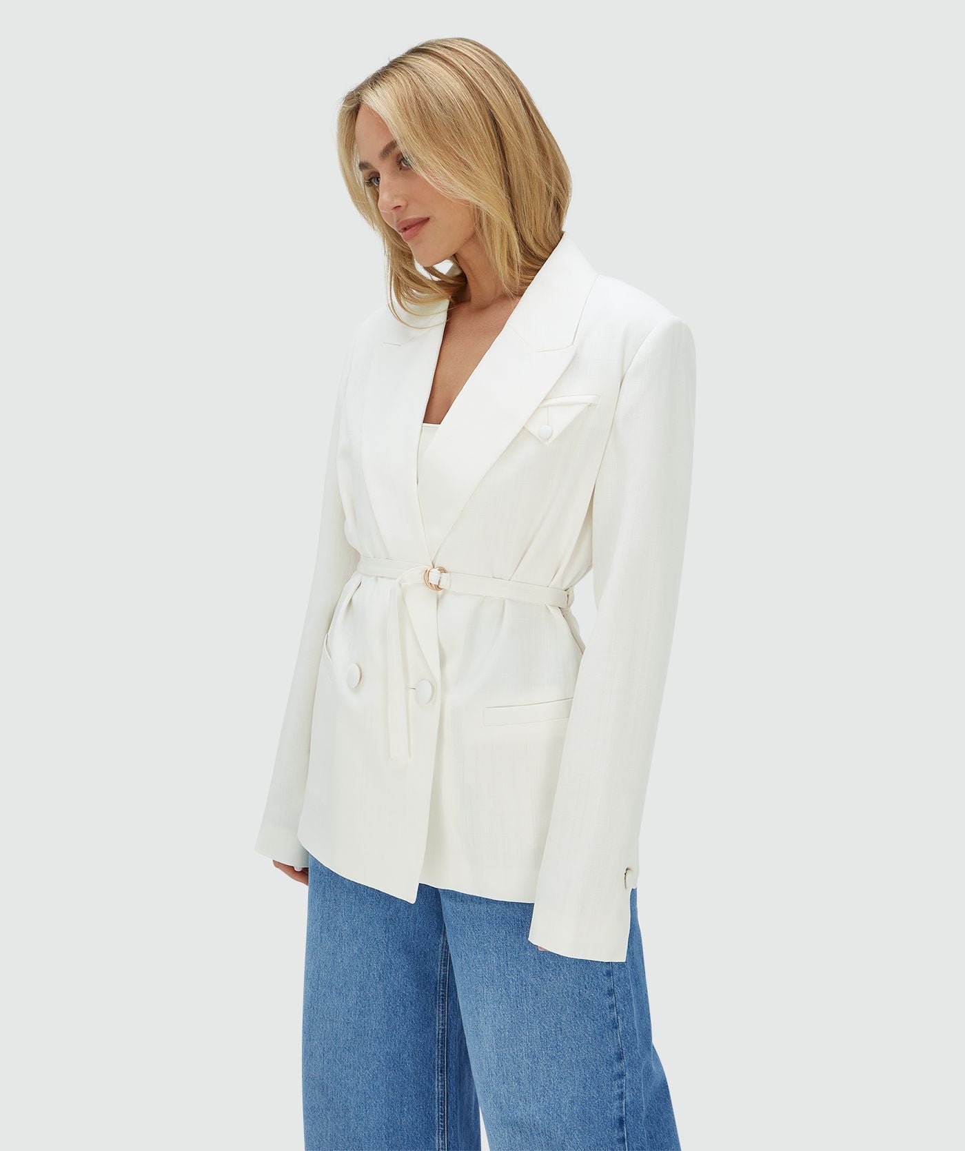 Blazer Estruturado Off-White – Josh V