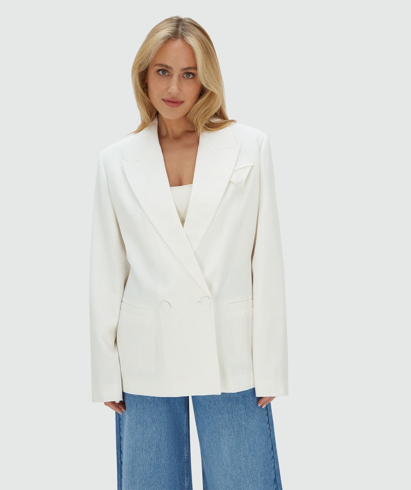 Blazer Estruturado Off-White – Josh V