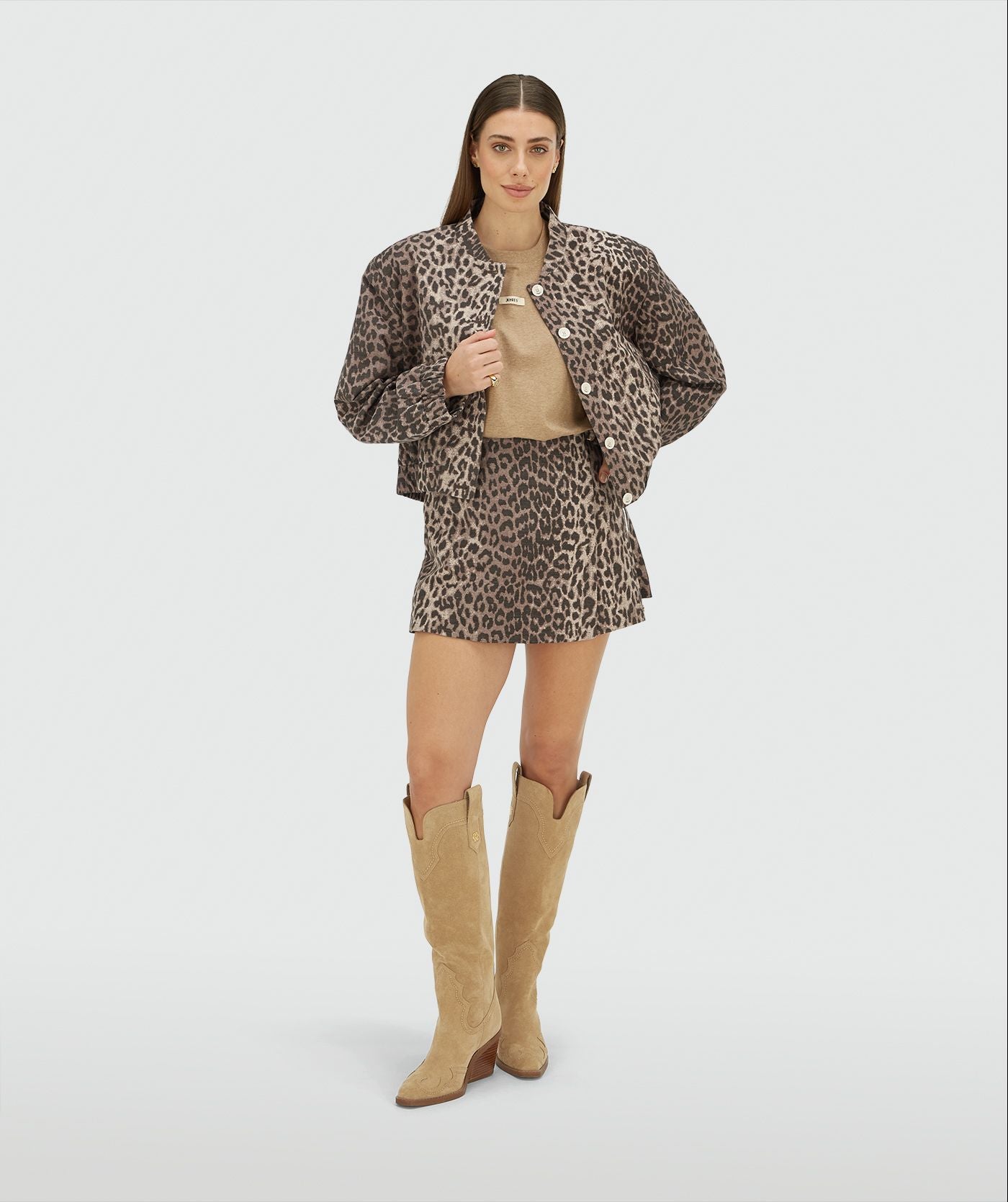 Saia-calça MAVEN de corte regular com padrão de leopardo - Josh V