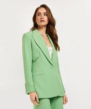 Load image into Gallery viewer, MIMI regular fit blazer - pastel verde
