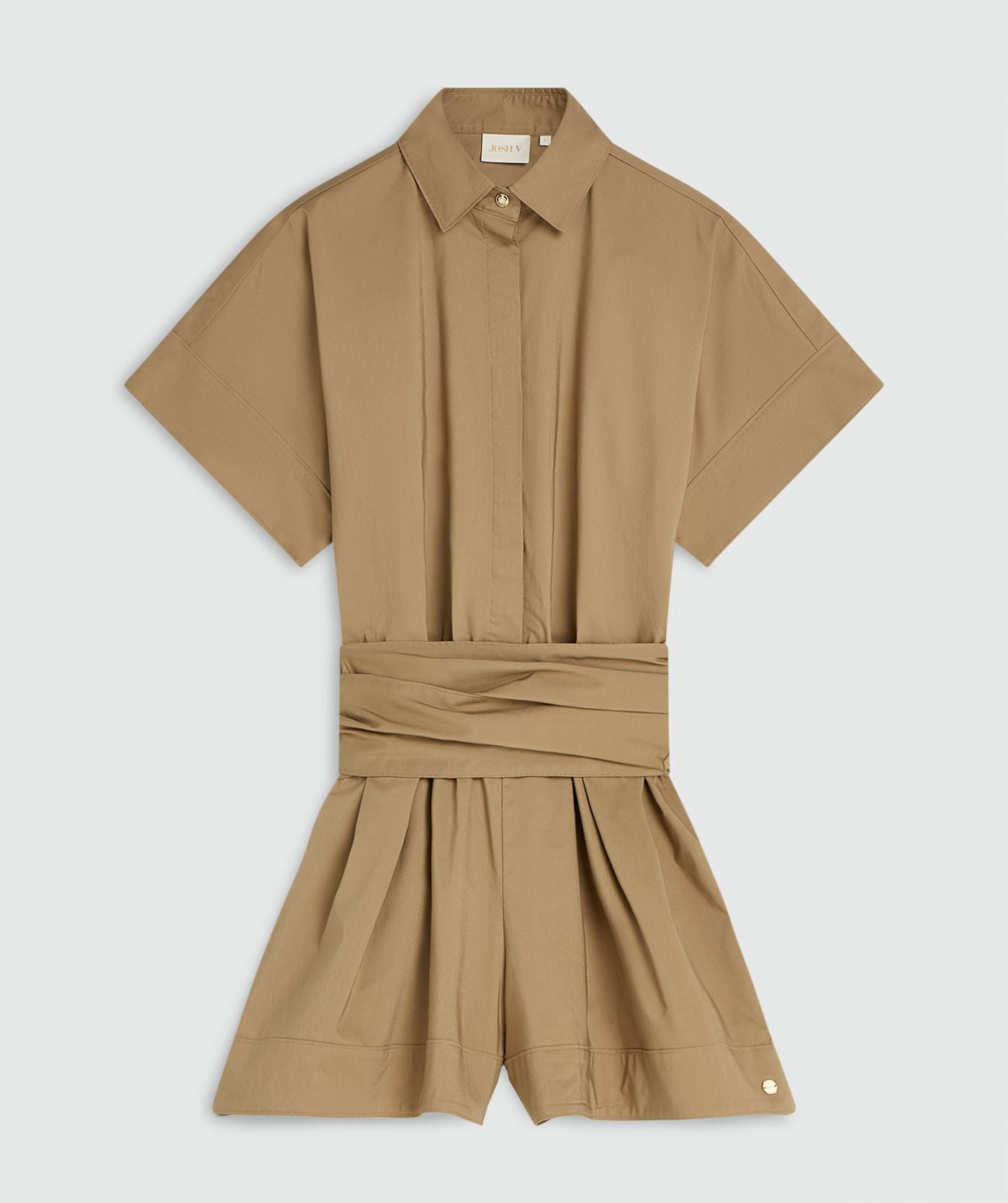Macacão Curto Camiseiro com Cinto – Josh V