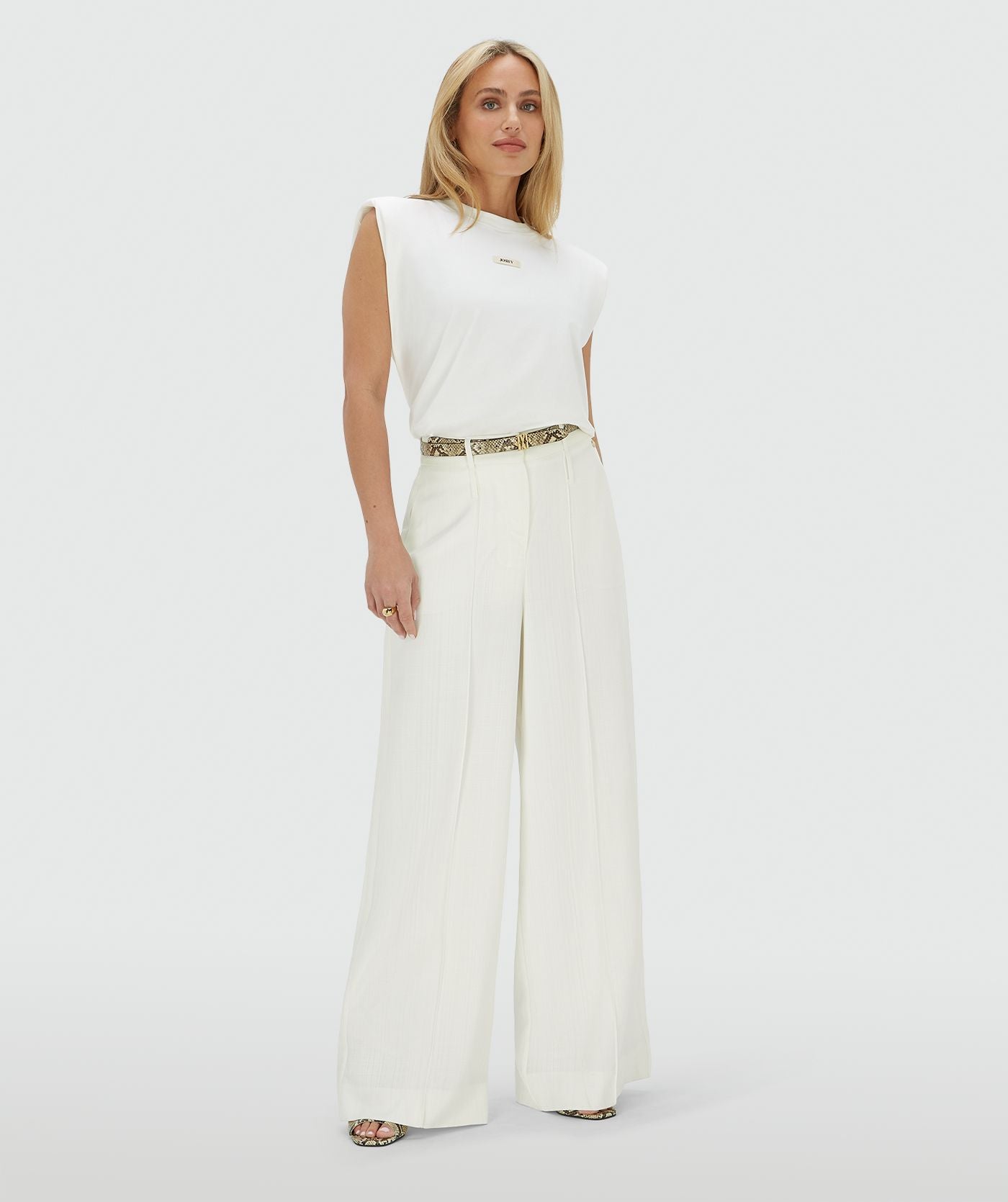 Calça Fluida Wide Leg Off-White – Josh V