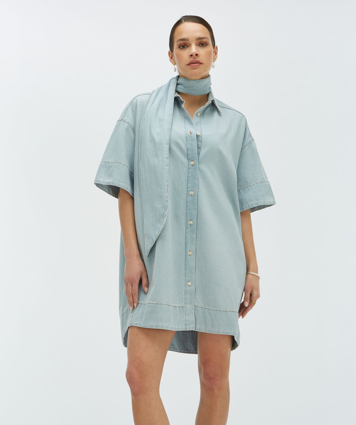Vestido Camiseiro Oversized SIMI - Josh V