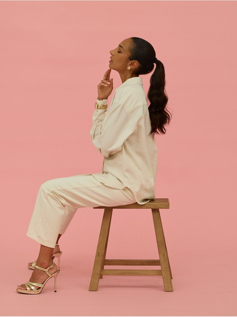 Jeans de Corte Elegante em Denim Premium - Scripta