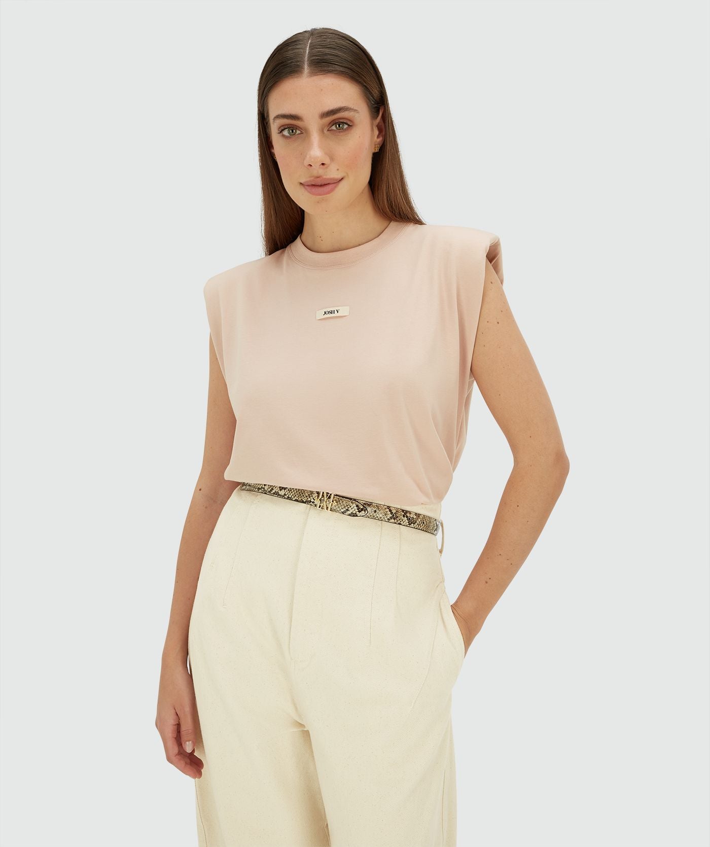 Camisola SUE De Corte Regular Com Ombreiras - Josh V