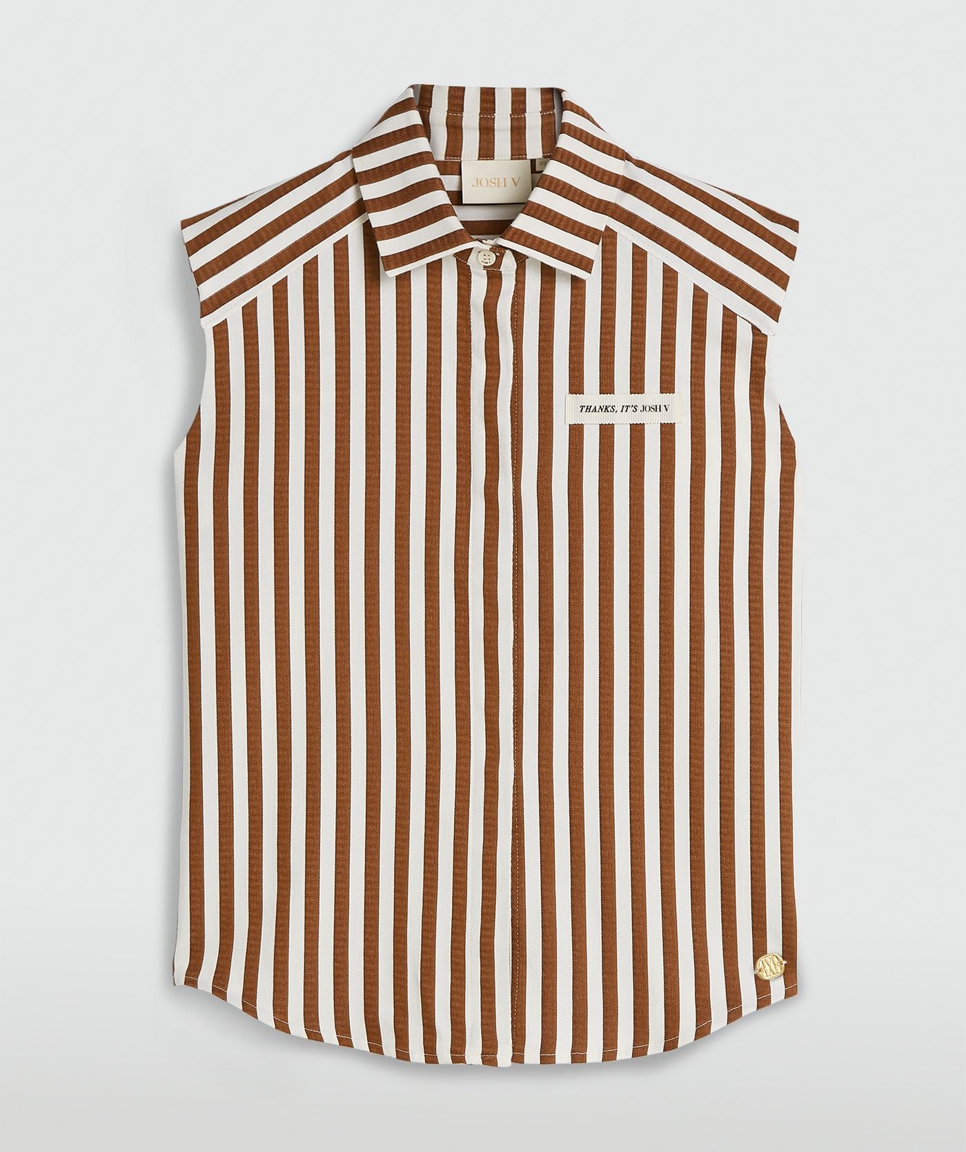 Blusa às Riscas com Corte Reto da SUUSA - Josh V