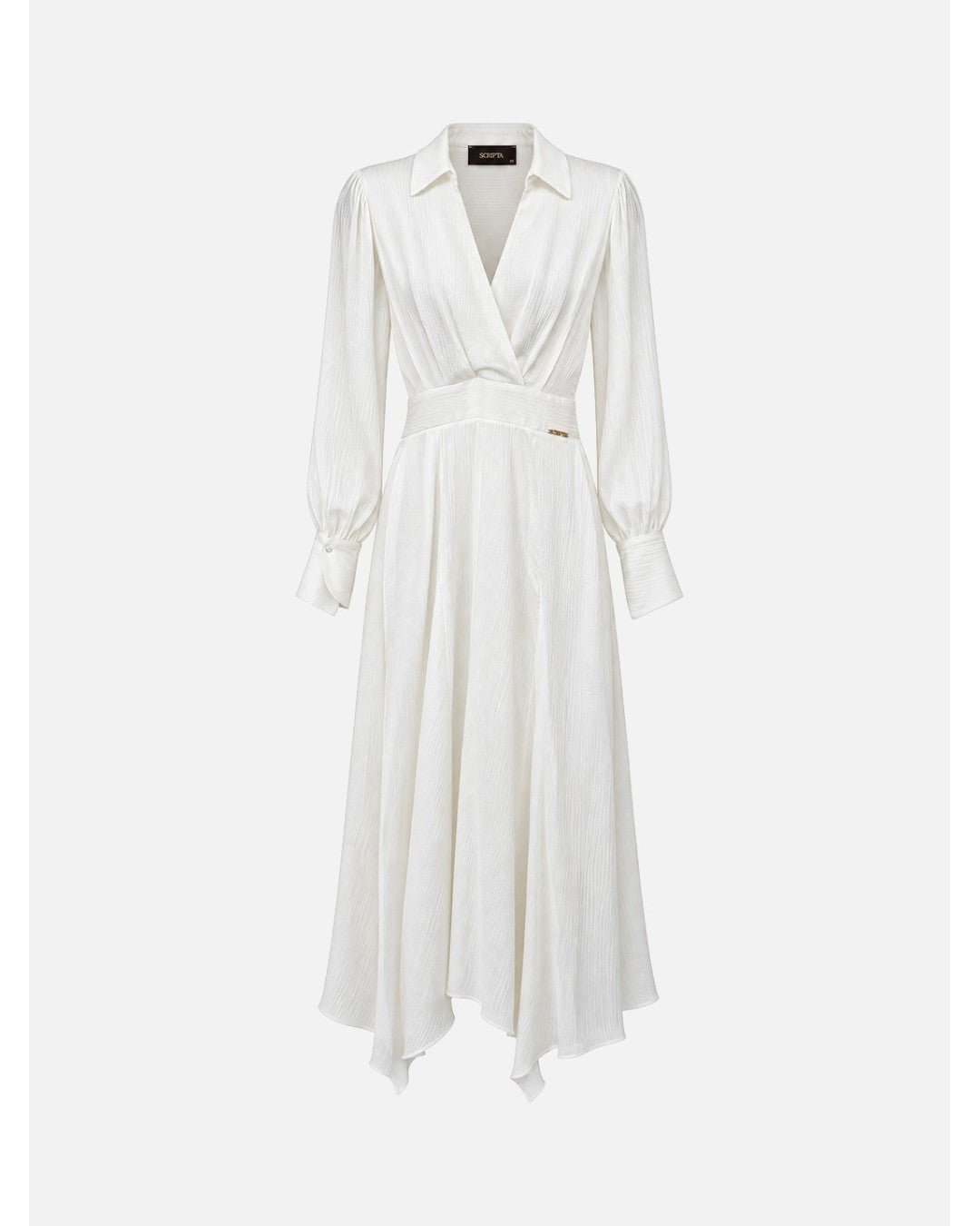 Vestido Assimétrico com Ombreiras – Scripta — fotografia 7