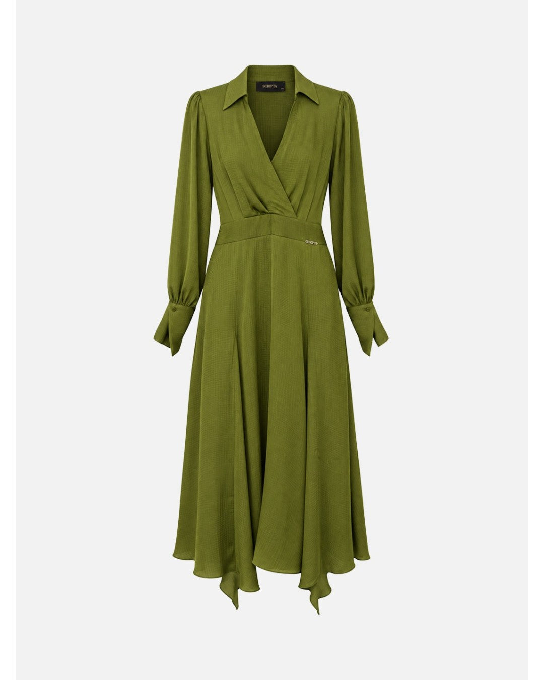 Vestido Assimétrico com Ombreiras – Scripta — fotografia 4