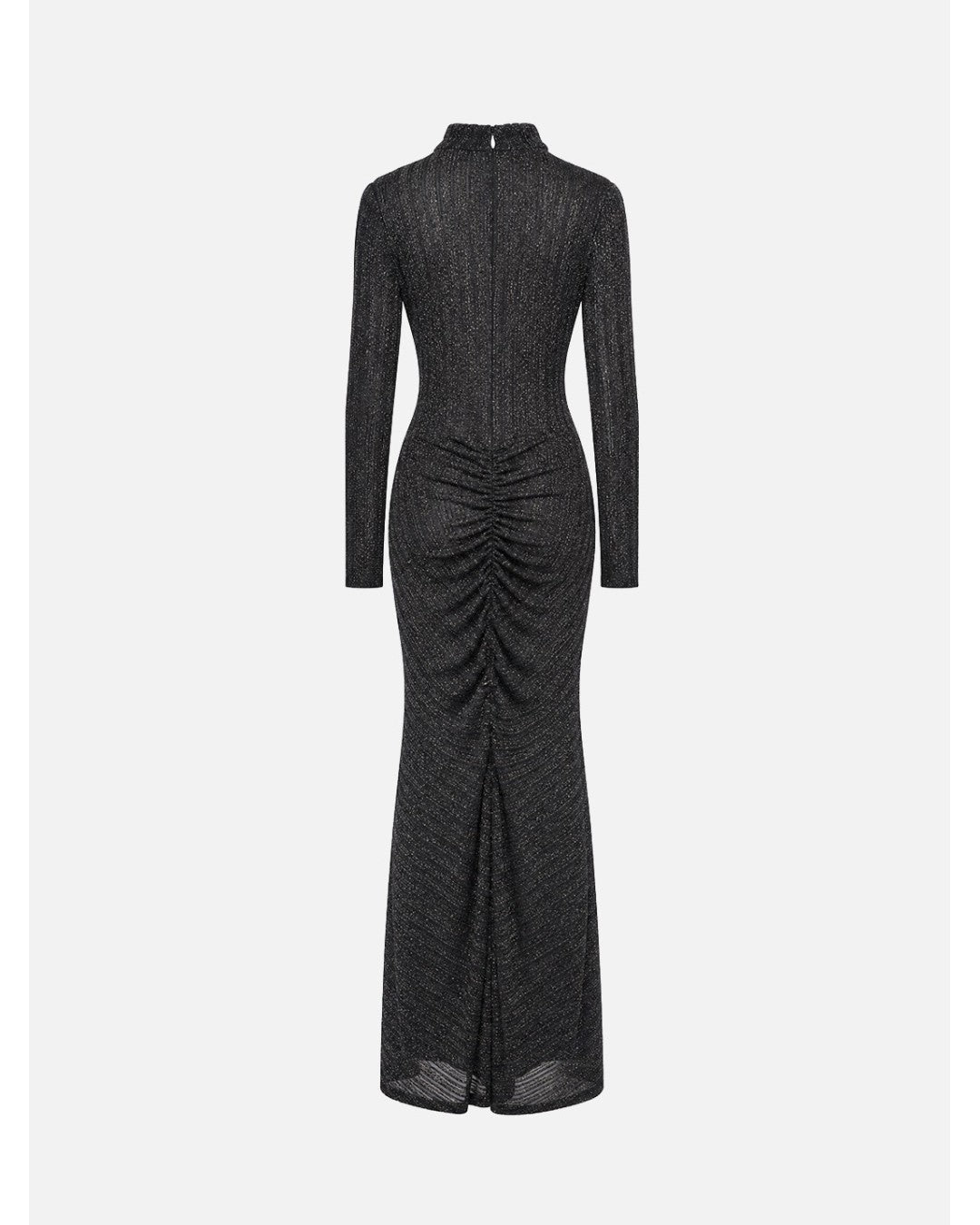 Vestido Comprido com Brilho e Pormenores Franzidos – Scripta — fotografia 4