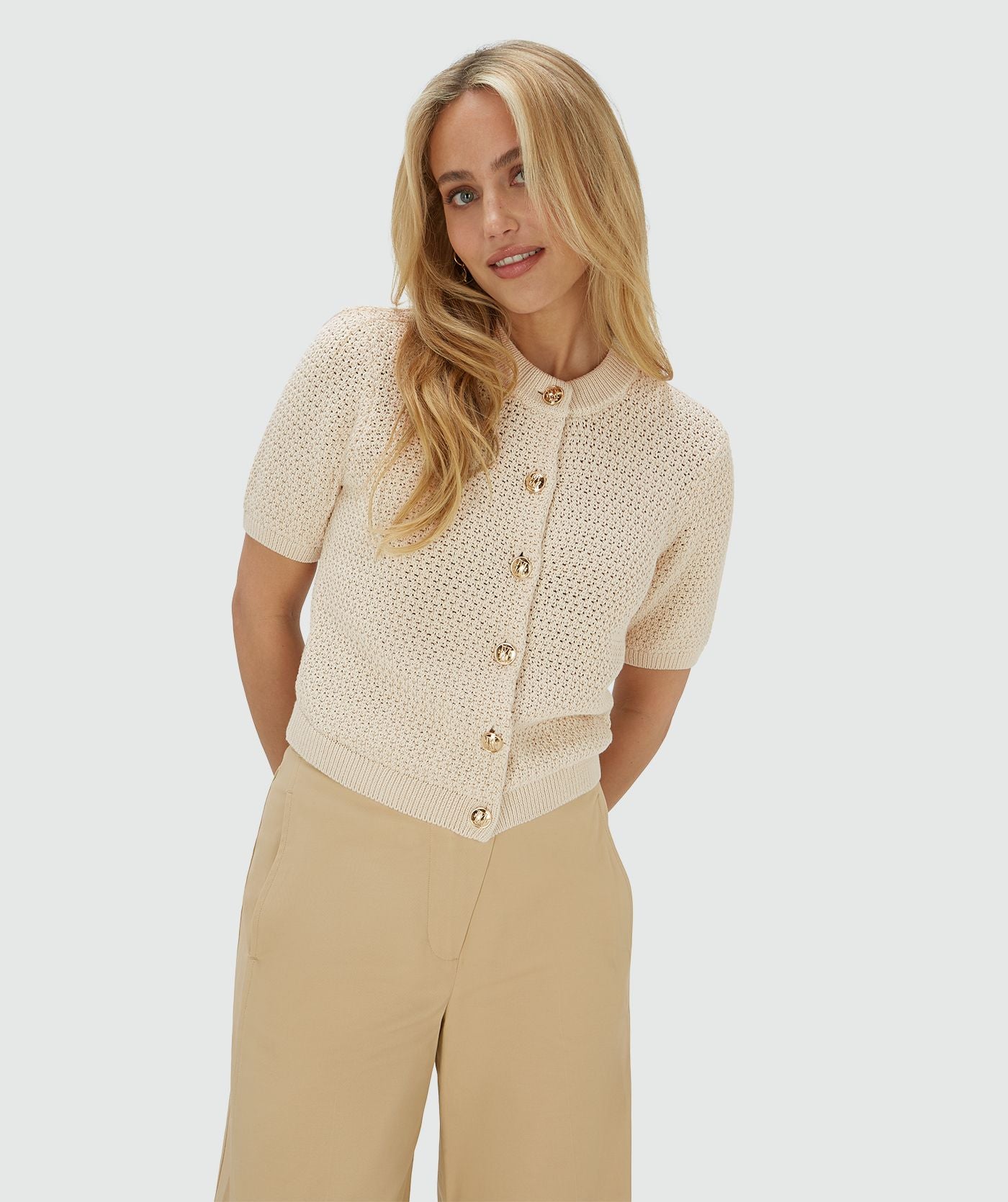 Cardigan Ylia Ecru – Josh V