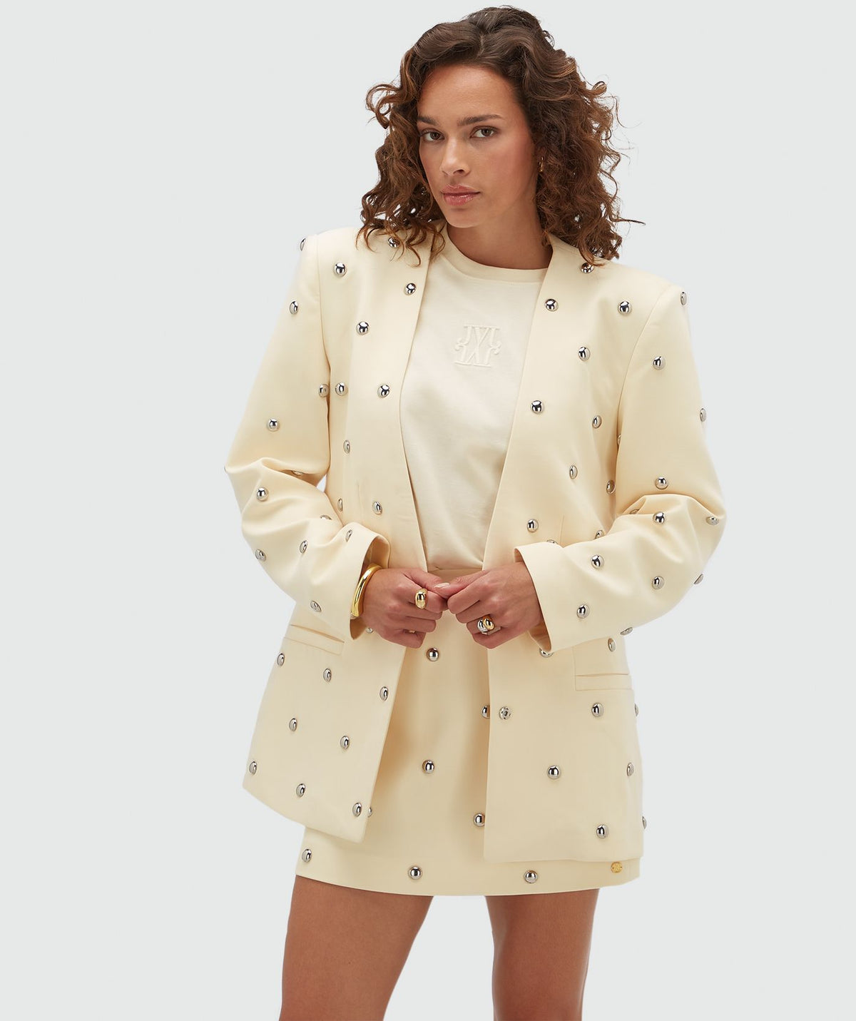 Blazer Oversized Yven com Tachas – Josh V — fotografia 5