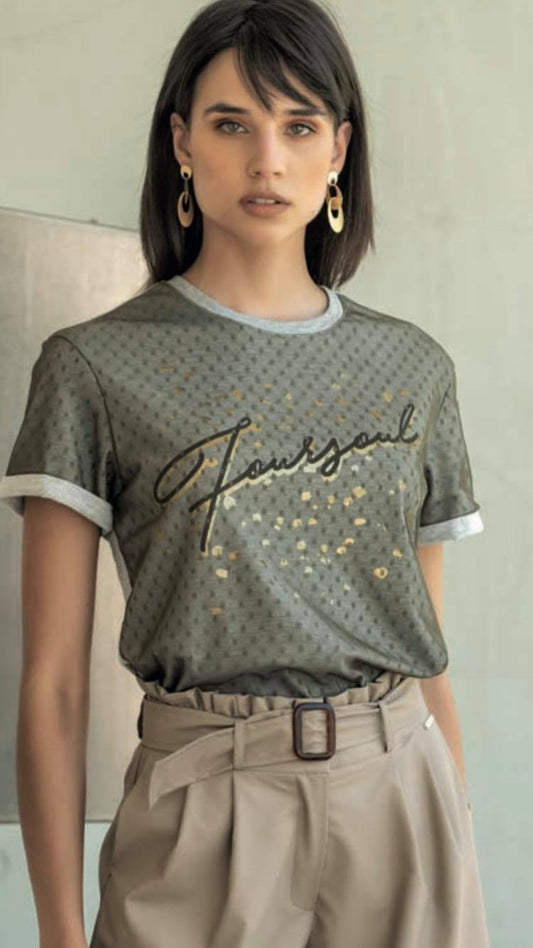 T-shirt van tule Foursoul