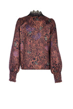 Load image into Gallery viewer, Printed Satin Blouse - FourSoul
