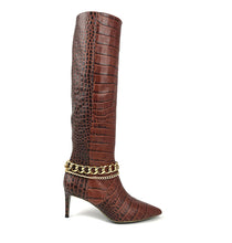 Load image into Gallery viewer, Nise Boots - Gold &amp; Rouge
