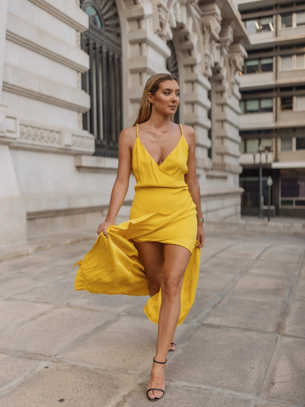 ROBE CHAINE SUR BRETELLES Scripta TheFashionVictimsCloset